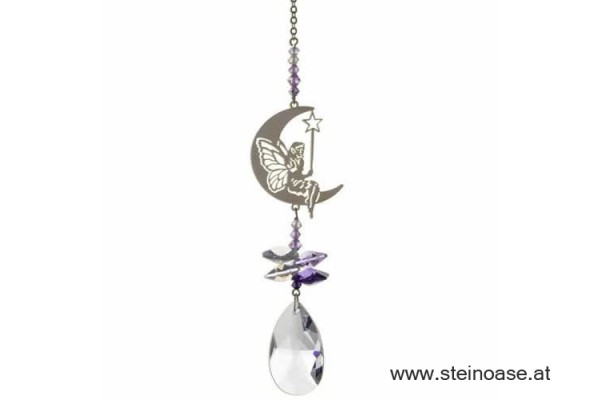 'Fairy with wand' Swarovski Kristallmobile